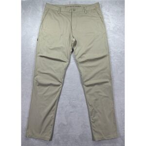 Rhone Pants Mens 36 Beige Performance Chino Tech Golf Stretch Travel Modern City